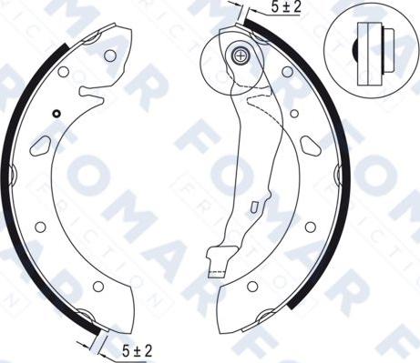 FOMAR Friction FO 9047 - Jarrukenkäsarja inparts.fi