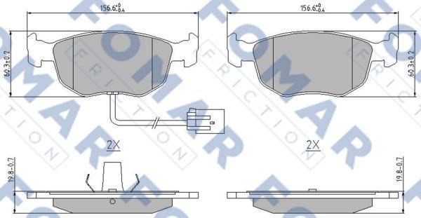 FOMAR Friction FO 905181 - Jarrupala, levyjarru inparts.fi