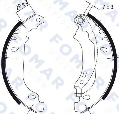 FOMAR Friction FO 9051 - Jarrukenkäsarja inparts.fi