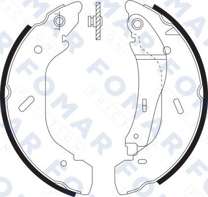 FOMAR Friction FO 9069 - Jarrukenkäsarja inparts.fi