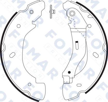 FOMAR Friction FO 9064 - Jarrukenkäsarja inparts.fi