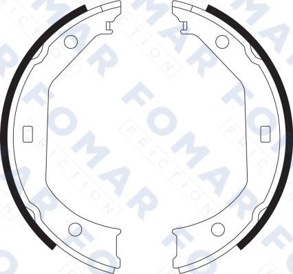 FOMAR Friction FO 9065 - Jarrukenkäsarja inparts.fi