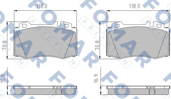 FOMAR Friction FO 906681 - Jarrupala, levyjarru inparts.fi