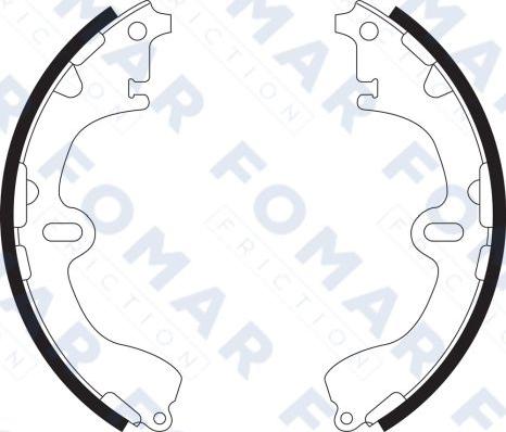 FOMAR Friction FO 9062 - Jarrukenkäsarja inparts.fi