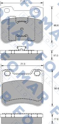 FOMAR Friction FO 900681 - Jarrupala, levyjarru inparts.fi