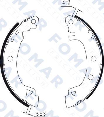 FOMAR Friction FO 9012 - Jarrukenkäsarja inparts.fi