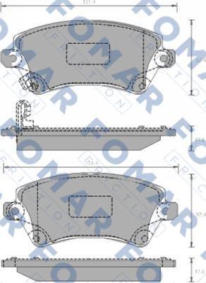 FOMAR Friction FO 908981 - Jarrupala, levyjarru inparts.fi