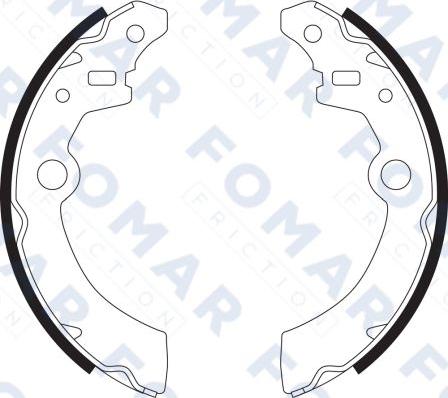 FOMAR Friction FO 9089 - Jarrukenkäsarja inparts.fi