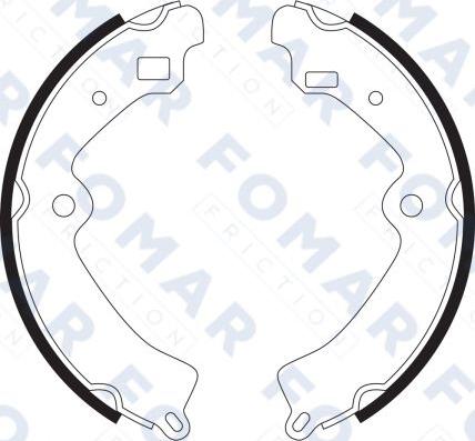 FOMAR Friction FO 9085 - Jarrukenkäsarja inparts.fi