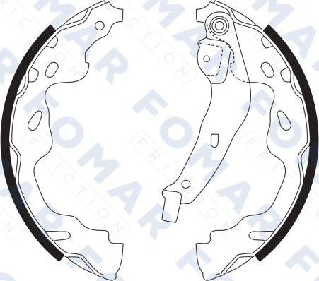 FOMAR Friction FO 9086 - Jarrukenkäsarja inparts.fi