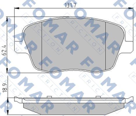 FOMAR Friction FO 908081 - Jarrupala, levyjarru inparts.fi