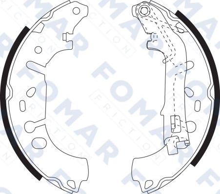 FOMAR Friction FO 9080 - Jarrukenkäsarja inparts.fi