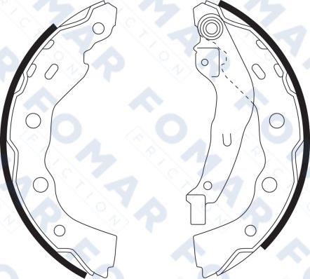 FOMAR Friction FO 9081 - Jarrukenkäsarja inparts.fi