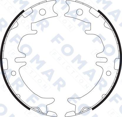 FOMAR Friction FO 9082 - Jarrukenkäsarja inparts.fi