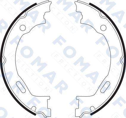 FOMAR Friction FO 9087 - Jarrukenkäsarja inparts.fi