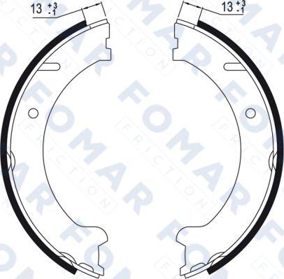 FOMAR Friction FO 9029 - Jarrukenkäsarja inparts.fi