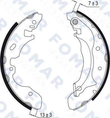 FOMAR Friction FO 9025 - Jarrukenkäsarja inparts.fi