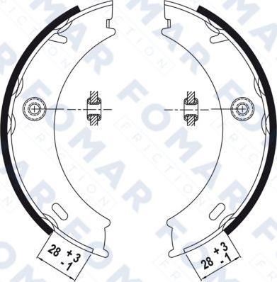 FOMAR Friction FO 9022 - Jarrukenkäsarja inparts.fi