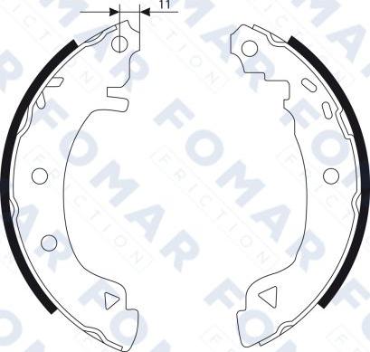 FOMAR Friction FO 9076 - Jarrukenkäsarja inparts.fi