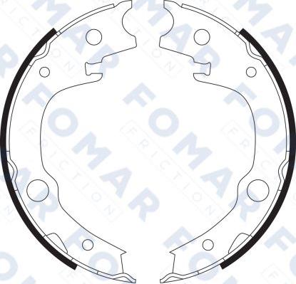 FOMAR Friction FO 9077 - Jarrukenkäsarja inparts.fi