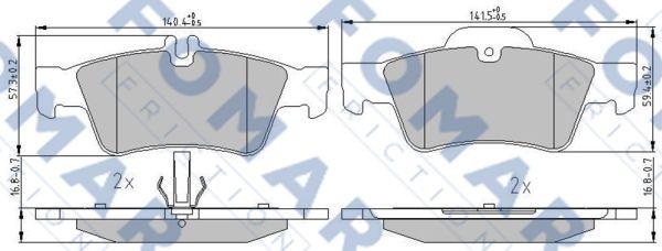 FOMAR Friction FO 914481 - Jarrupala, levyjarru inparts.fi