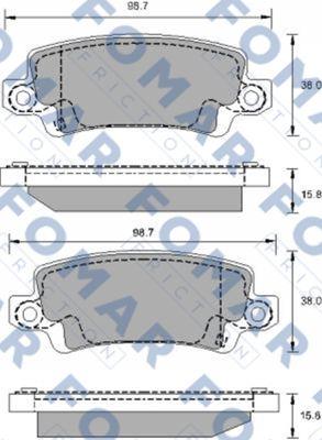 FOMAR Friction FO 914181 - Jarrupala, levyjarru inparts.fi