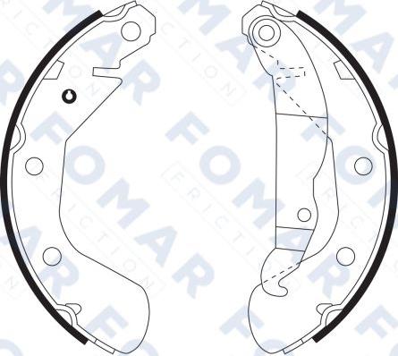 FOMAR Friction FO 9100 - Jarrukenkäsarja inparts.fi