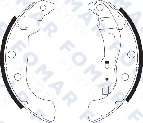 FOMAR Friction FO 9103 - Jarrukenkäsarja inparts.fi