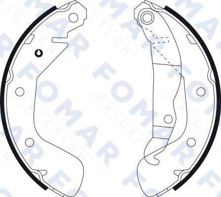 FOMAR Friction FO 9102 - Jarrukenkäsarja inparts.fi