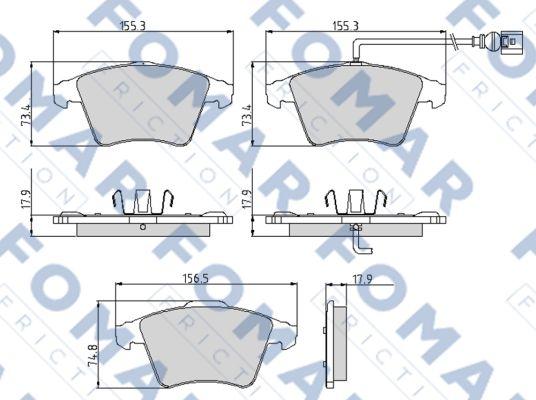 FOMAR Friction FO 918981 - Jarrupala, levyjarru inparts.fi