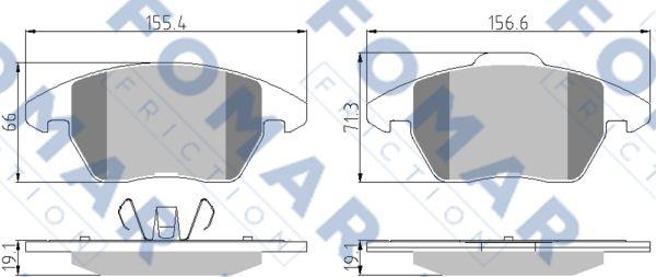 FOMAR Friction FO 918781 - Jarrupala, levyjarru inparts.fi