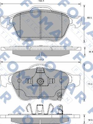 FOMAR Friction FO 913481 - Jarrupala, levyjarru inparts.fi