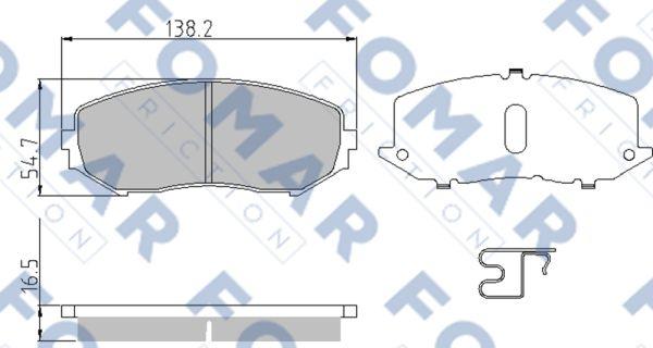 FOMAR Friction FO 939381 - Jarrupala, levyjarru inparts.fi