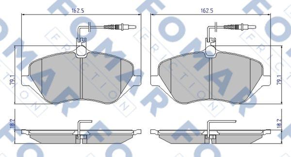 FOMAR Friction FO 934981 - Jarrupala, levyjarru inparts.fi