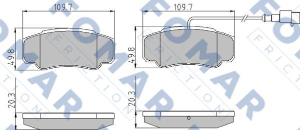 FOMAR Friction FO 934181 - Jarrupala, levyjarru inparts.fi