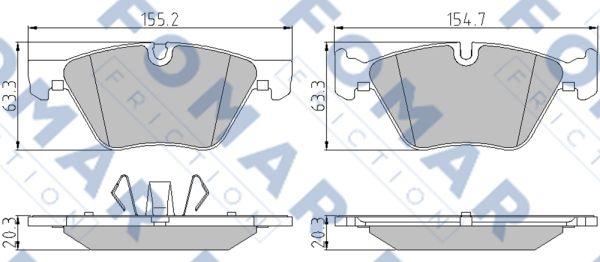 FOMAR Friction FO 934781 - Jarrupala, levyjarru inparts.fi