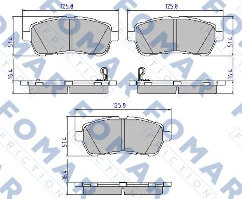 FOMAR Friction FO 935981 - Jarrupala, levyjarru inparts.fi