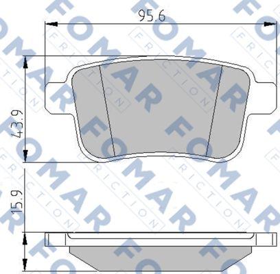 FOMAR Friction FO 935681 - Jarrupala, levyjarru inparts.fi