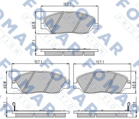 FOMAR Friction FO 935381 - Jarrupala, levyjarru inparts.fi