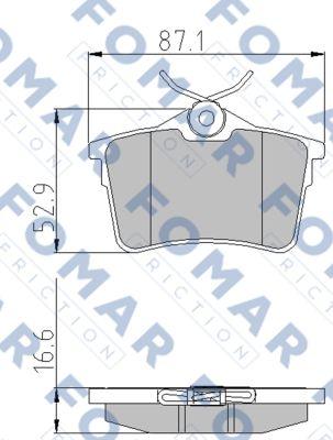 FOMAR Friction FO 935781 - Jarrupala, levyjarru inparts.fi