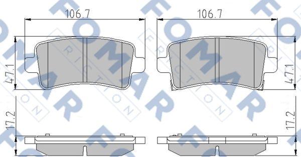 FOMAR Friction FO 936381 - Jarrupala, levyjarru inparts.fi