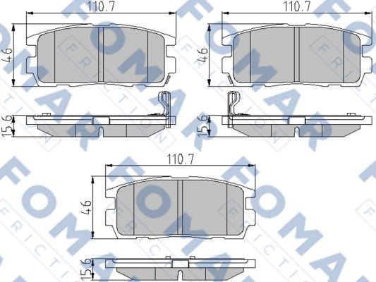 FOMAR Friction FO 930981 - Jarrupala, levyjarru inparts.fi