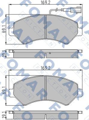 FOMAR Friction FO 930681 - Jarrupala, levyjarru inparts.fi