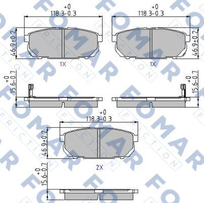 FOMAR Friction FO 931981 - Jarrupala, levyjarru inparts.fi