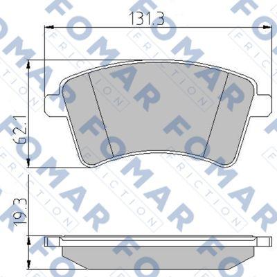 FOMAR Friction FO 931381 - Jarrupala, levyjarru inparts.fi