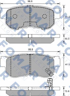 FOMAR Friction FO 931781 - Jarrupala, levyjarru inparts.fi