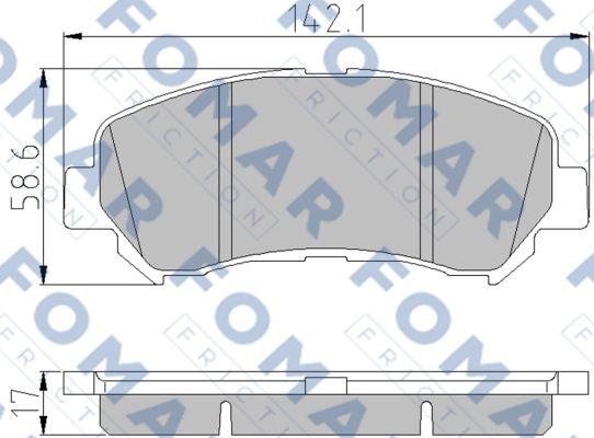 FOMAR Friction FO 933681 - Jarrupala, levyjarru inparts.fi