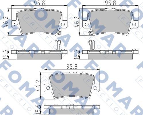 FOMAR Friction FO 932581 - Jarrupala, levyjarru inparts.fi