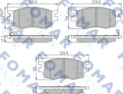 FOMAR Friction FO 932681 - Jarrupala, levyjarru inparts.fi