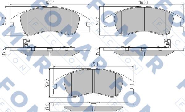 FOMAR Friction FO 932181 - Jarrupala, levyjarru inparts.fi